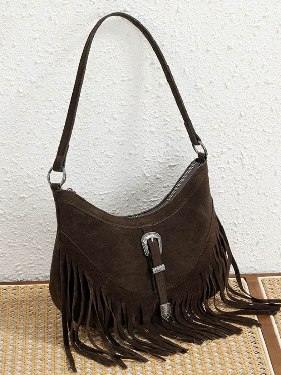 Arielle Fringed Shoulder Bag