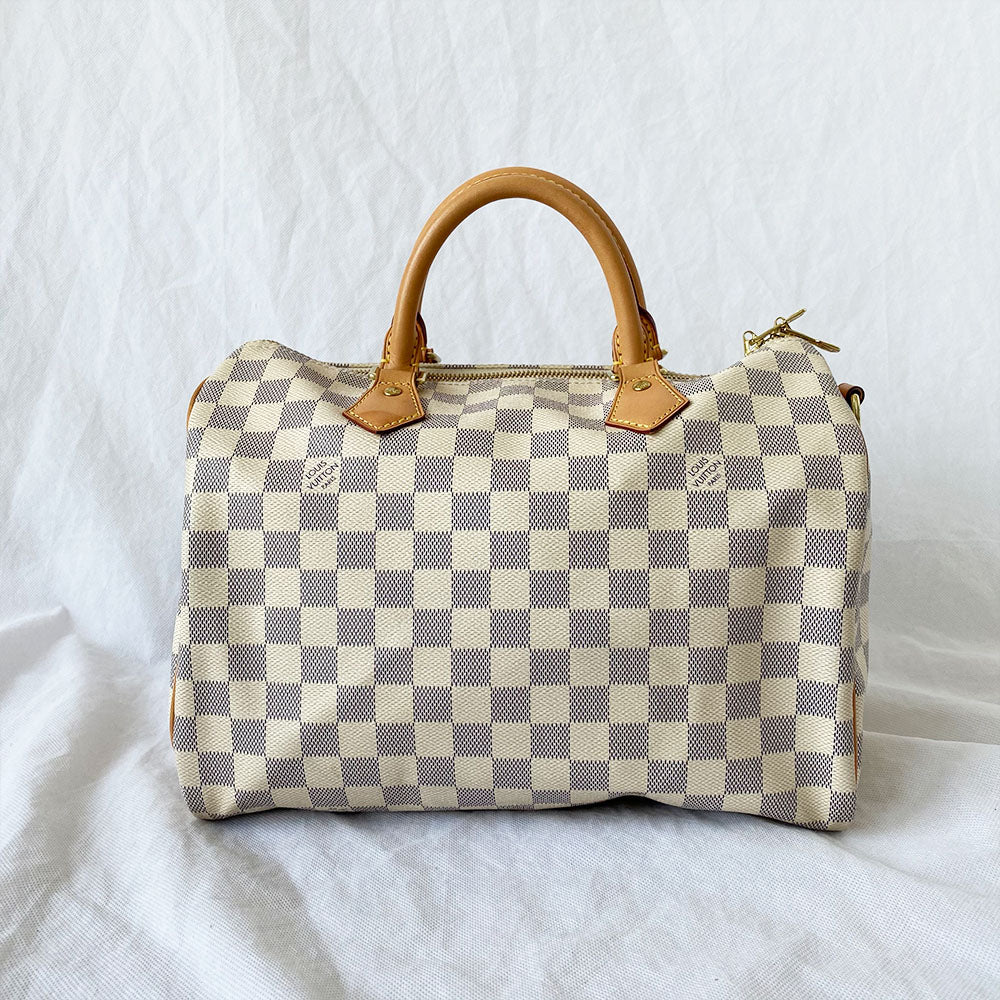 Louis Vuitton Speedy Bandoulière 30 Azur handbag