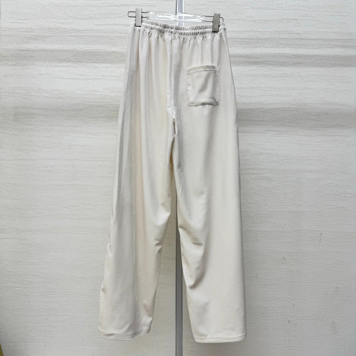 Miumiu 2026 Pants with Rhinestone Embroidery Silk Viscose 356809