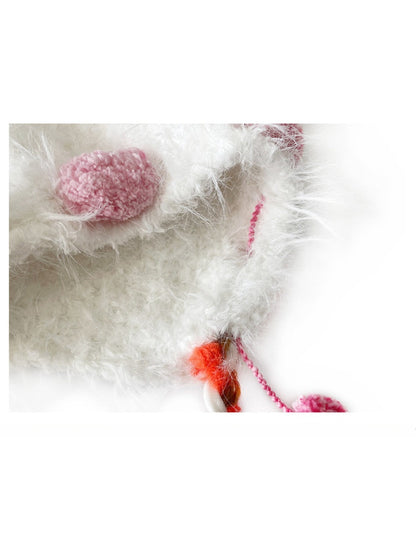 Haila - Cute Tassel Knitted Beanie with Pompom
