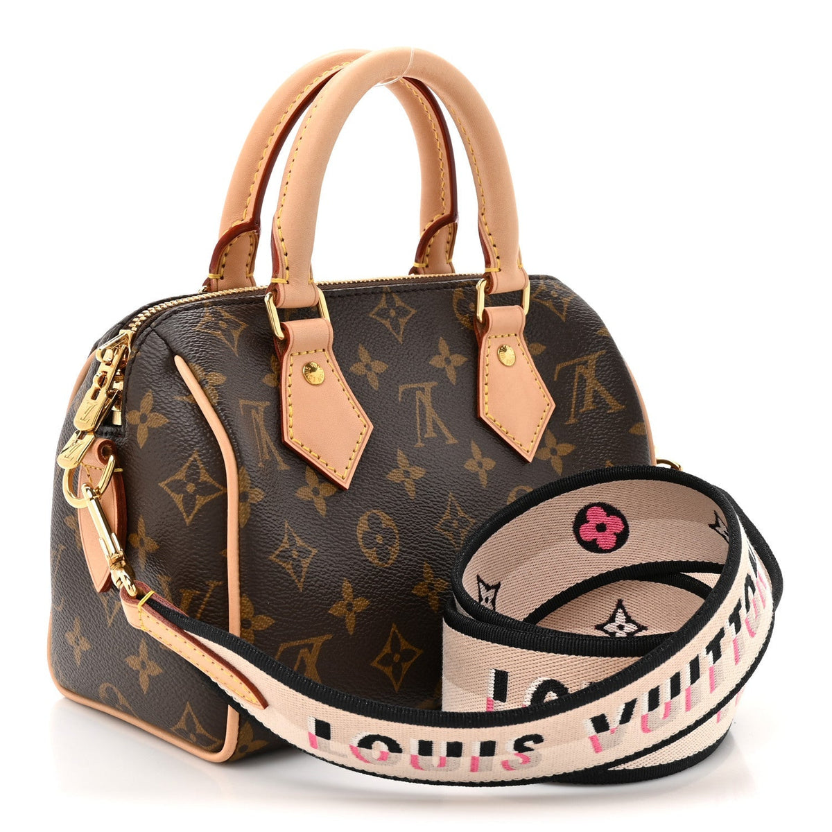 Monogram Speedy Bandouliere 20 Black