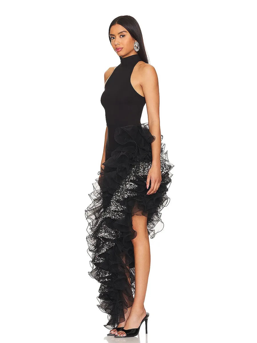 Emily Midi Dress In Black