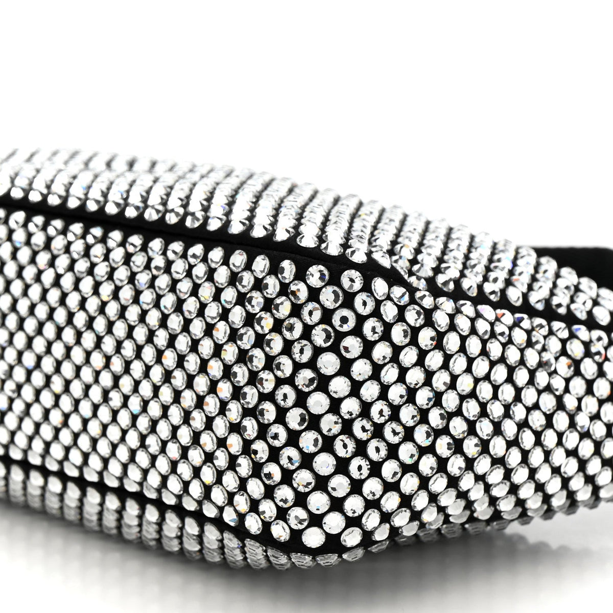 Satin Crystal Mini Re-Edition 2000 Bag Cristal