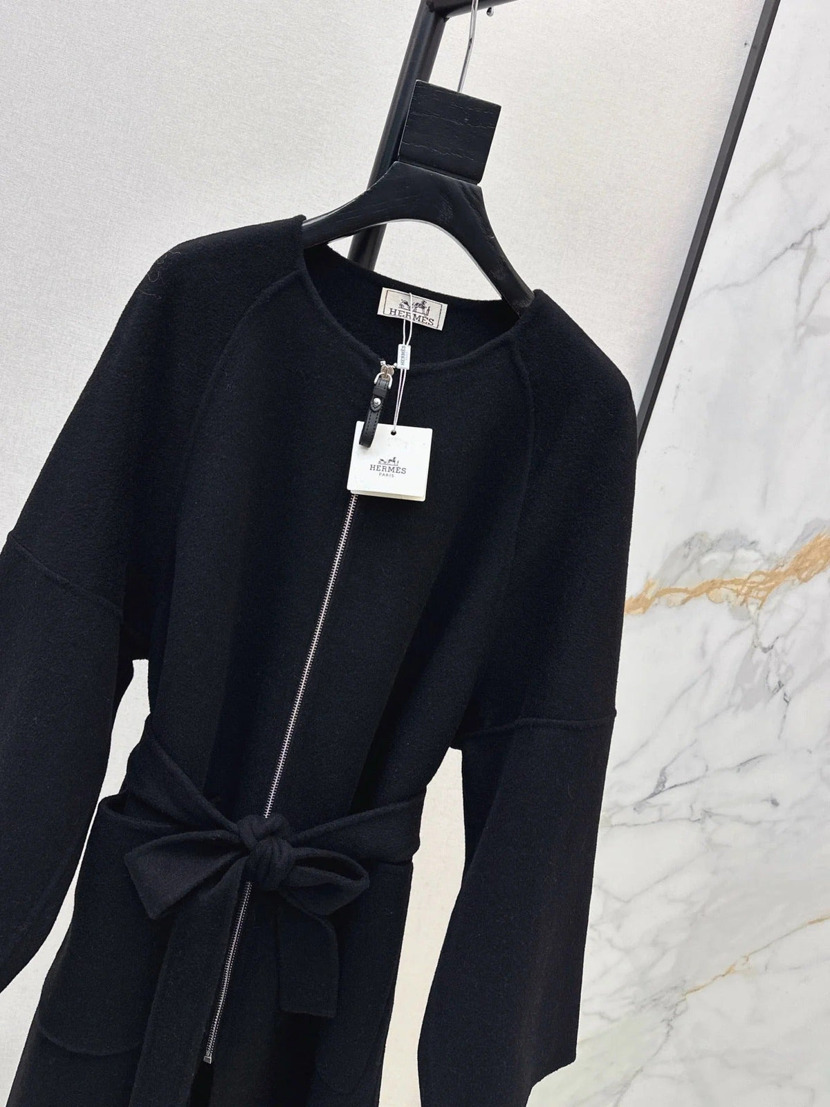HERMES 25S LONG KNITTED COAT 217
