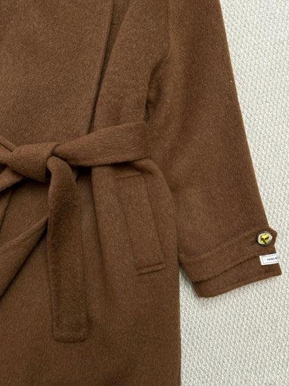MAX MARA 25S TURTLENECK CASHMERE COAT 132