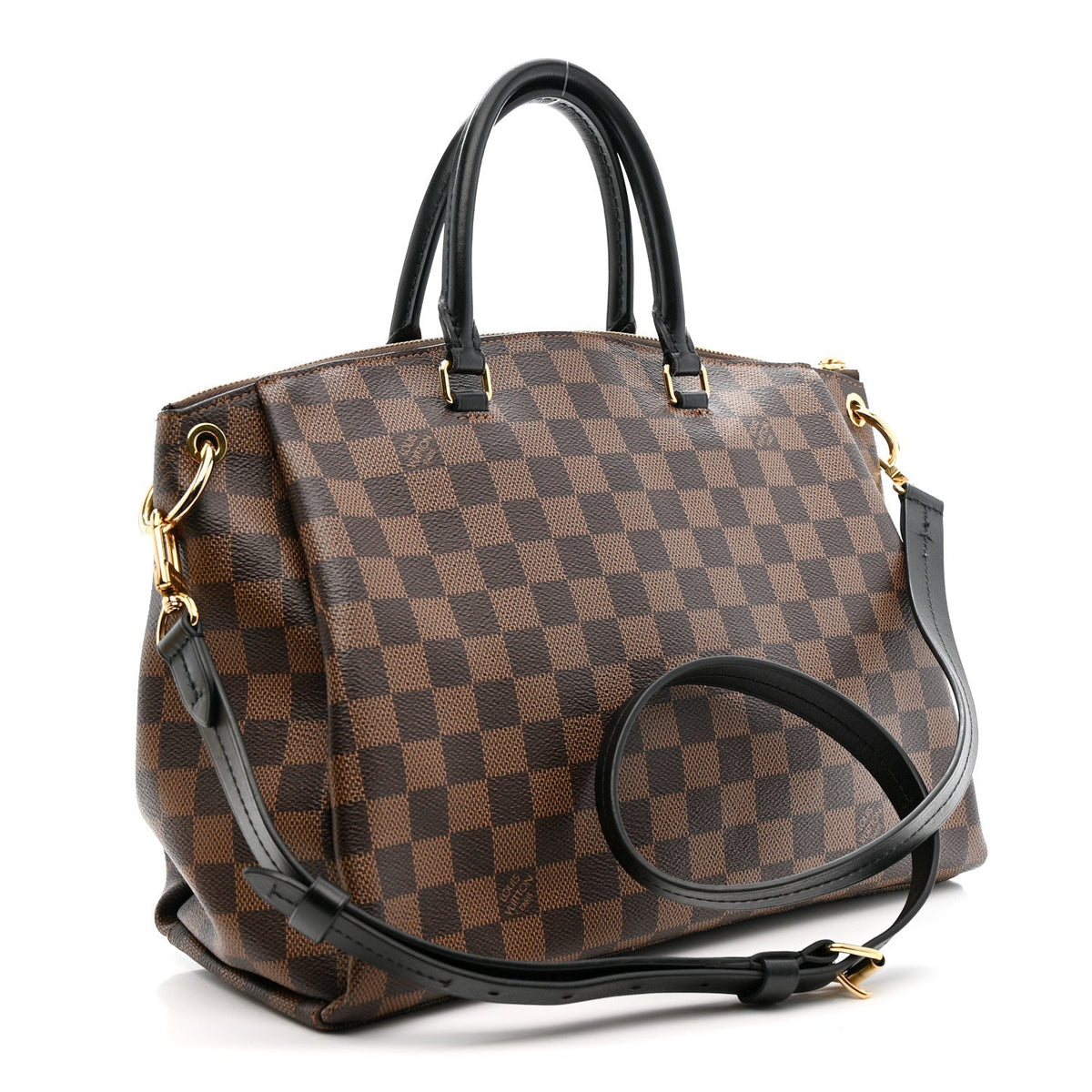 Damier Ebene Odeon Tote MM Black