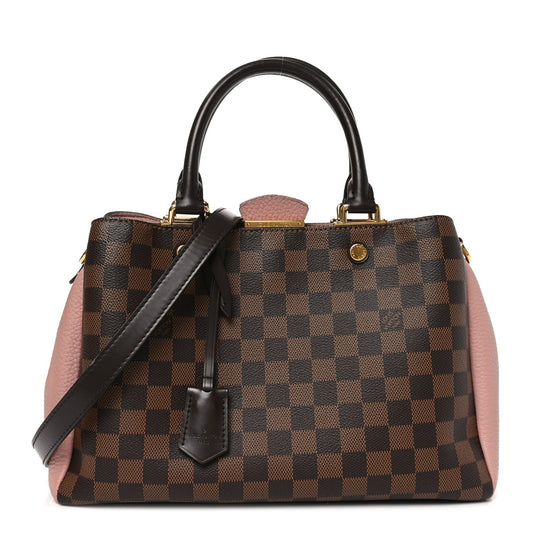 Damier Ebene Cuir Taurillon Brittany Magnolia
