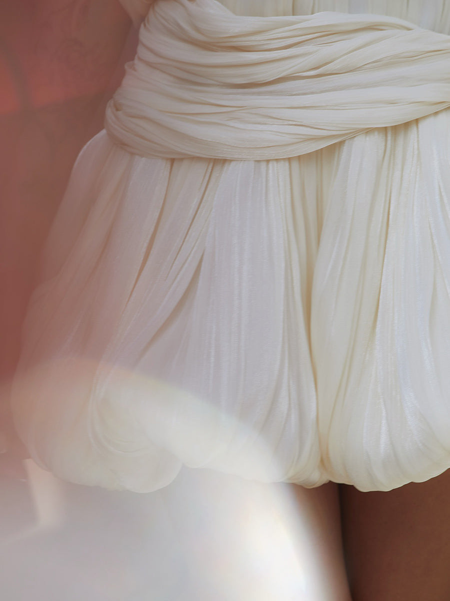 Genesis Mini Dress In White