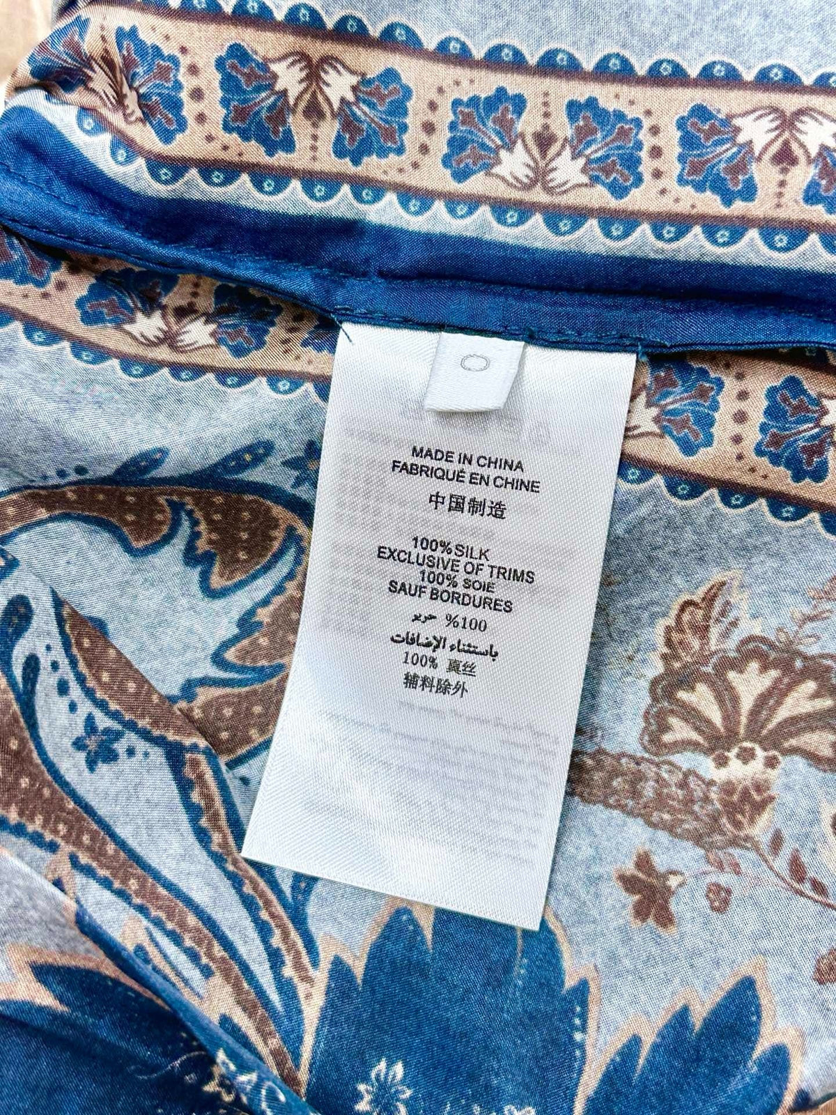 LONG SKIRT PRINTED 25S IN SPUN SILK 266326