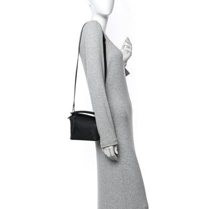 Calfskin Mini Puzzle Bag Black