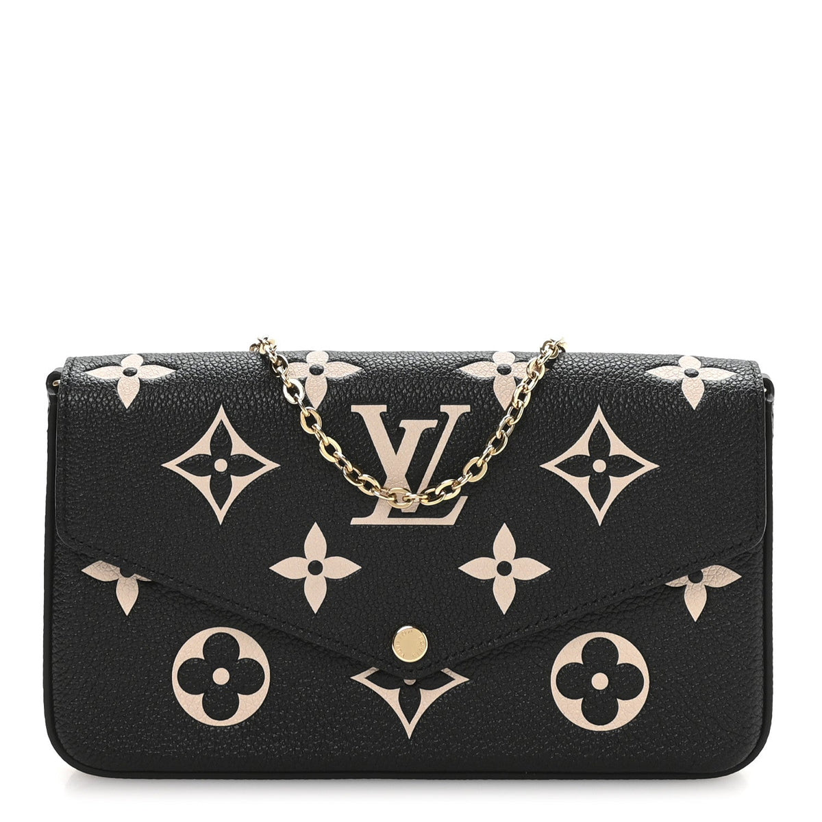 Empreinte Monogram Giant Felicie Pochette Black Beige