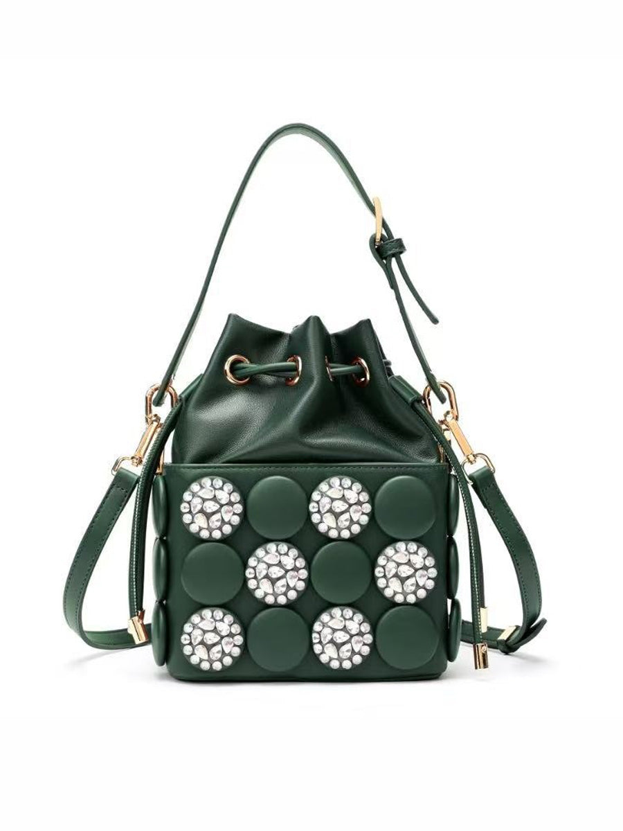 Persephone Retro-Button Cylindrical Bag
