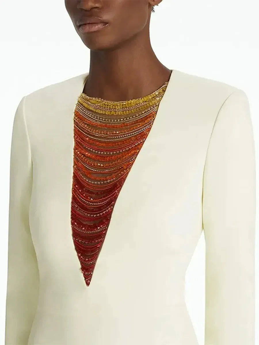 Ilaria Maxi Dress In White