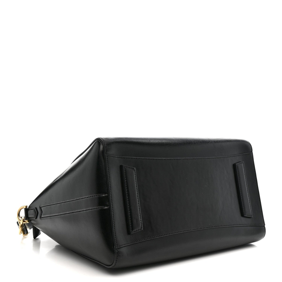 Shiny Lord Calfskin Medium Antigona Black