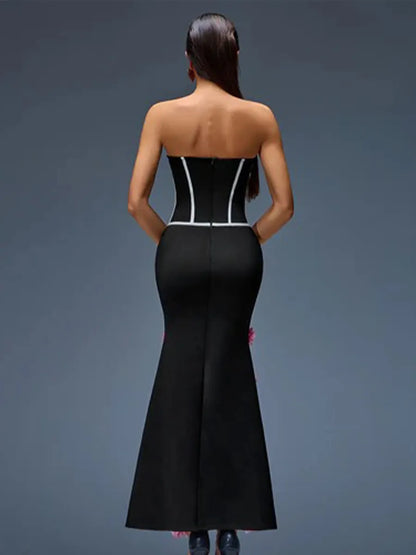 Aurora Maxi Dress In Black