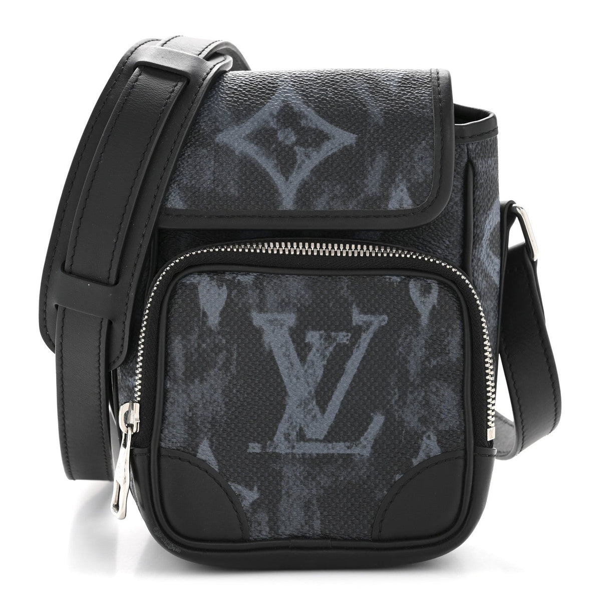 Monogram Pastel Nano Amazone Messenger Black