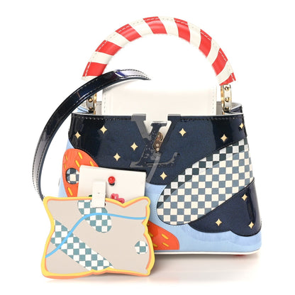 LV X ZIPING WANG Calfskin Patchwork Mini Artycapucines Multicolor
