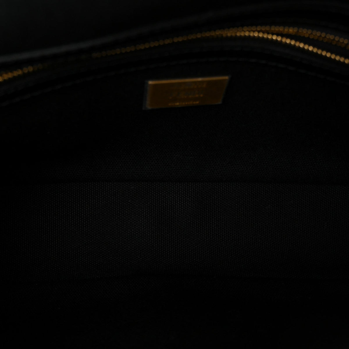 Canvas Vitello King Extra Strap FF Embroidered Baguette Black