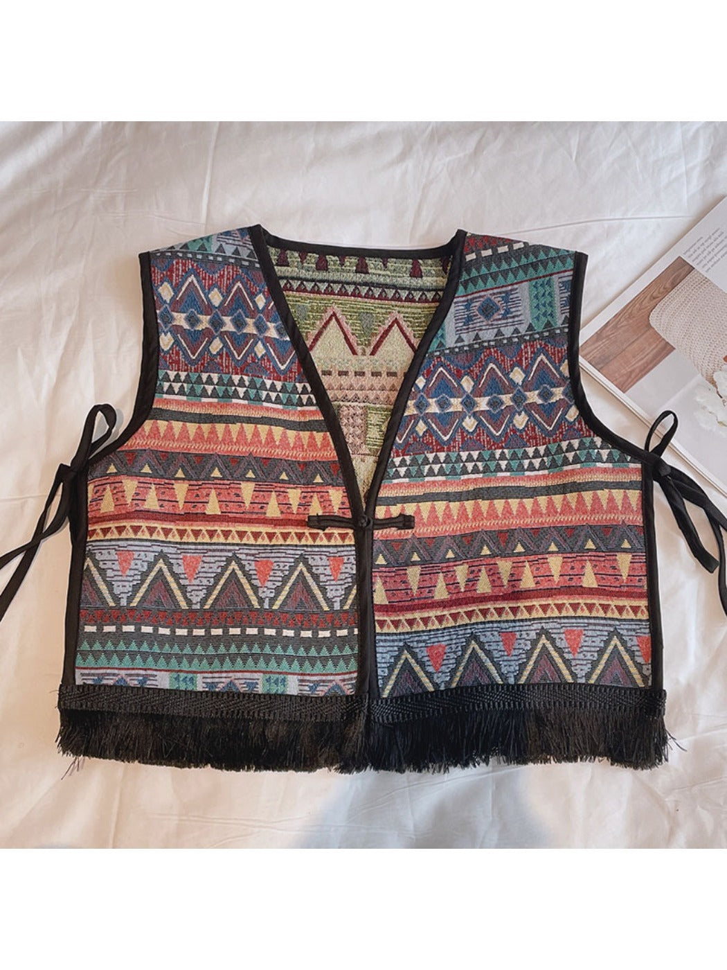 Crosa - Bohemian Vest for Free-Spirited Style