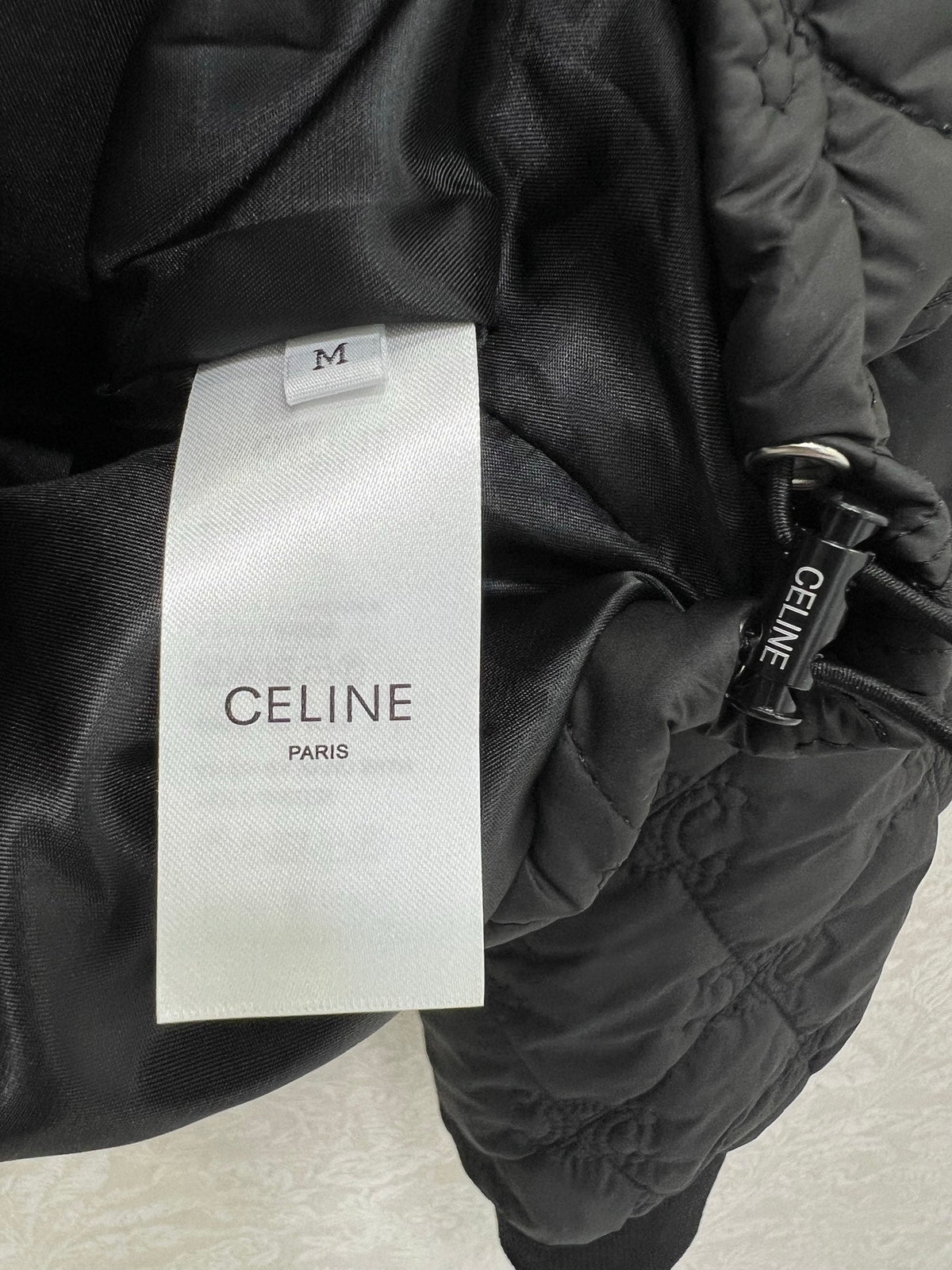 Celine 25 Jacket Black Polyester 302872