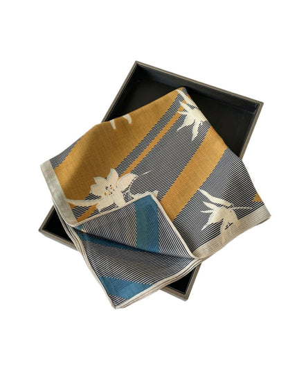 Scarvii - 24" Vintage Elegant Print Square Scarf - 6 Styles