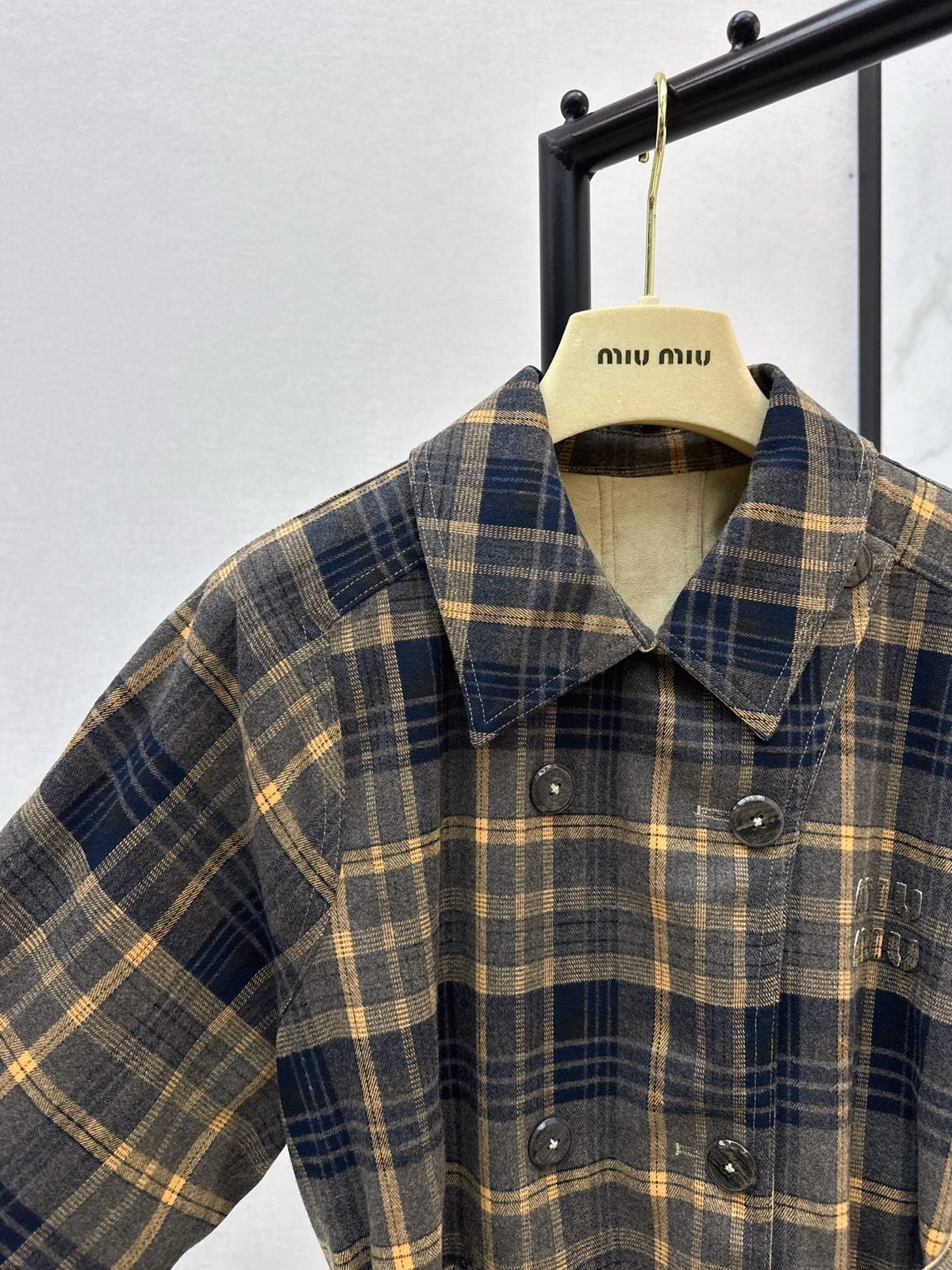 MIUMIU LONG REVERSIBLE COAT STYLE 747