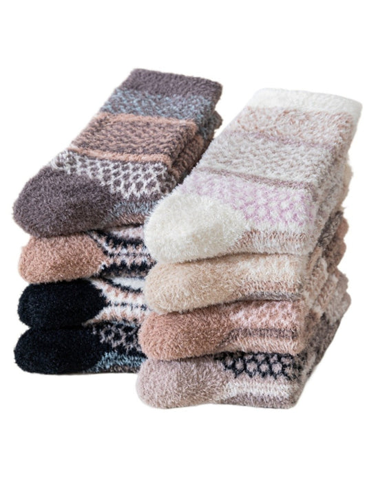Rufia - Cozy Fleece Thick Mid-Calf Socks