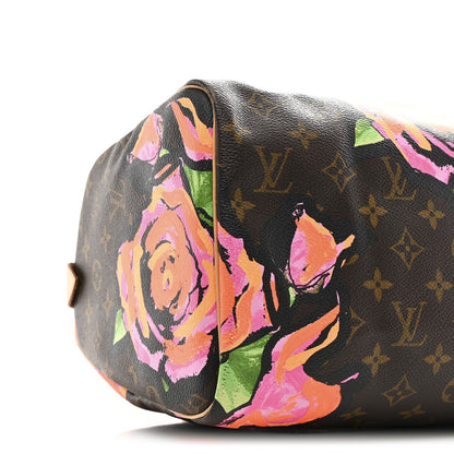 Monogram Roses Speedy 30