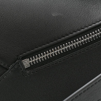 Calfskin Small Puzzle Edge Bag Black