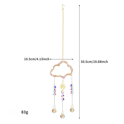 Cloud Stone Cross Crystal Home Hangings