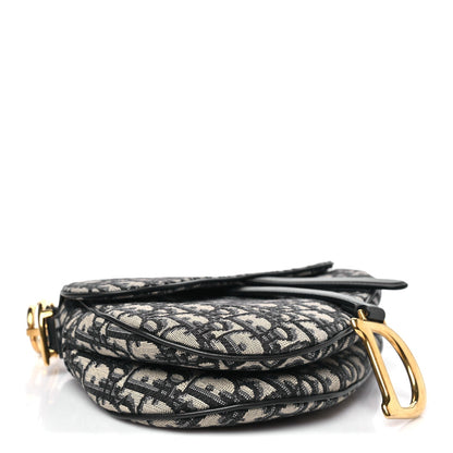 Oblique Saddle Bag Blue