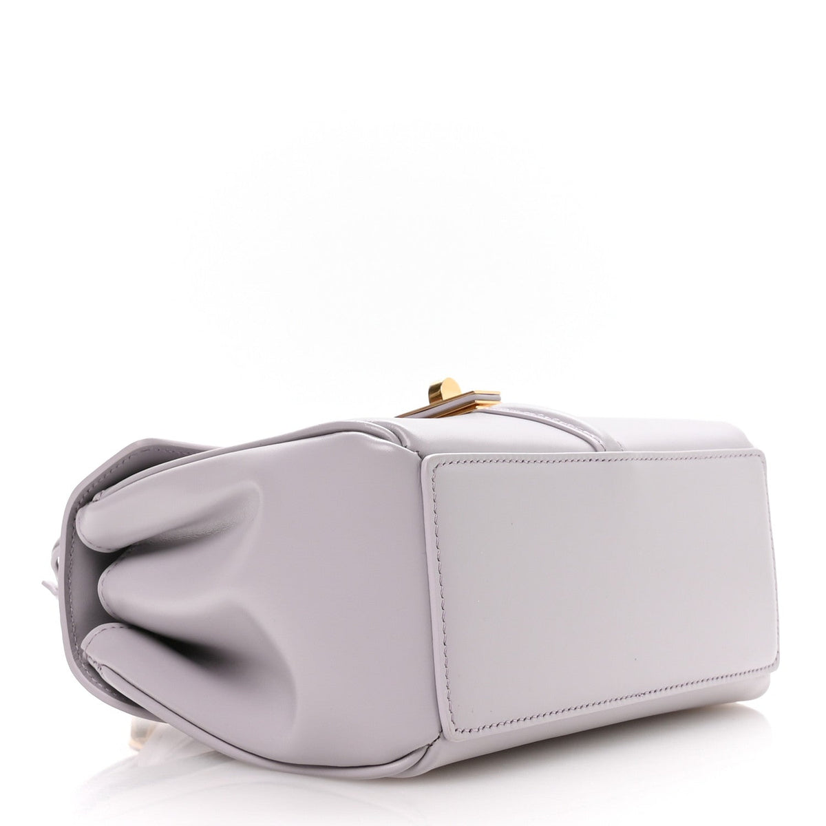 Satinated Calfskin Mini 16 Top Handle Bag Lilac