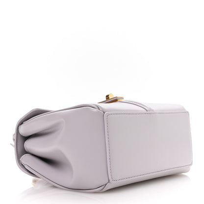 Satinated Calfskin Mini 16 Top Handle Bag Lilac