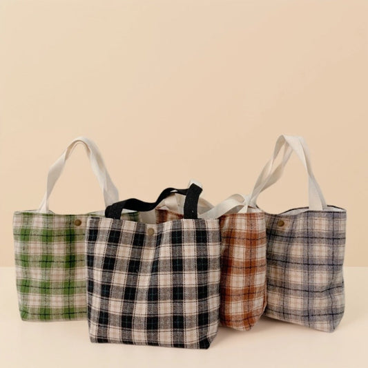 Small Classic Checkered Handbag
