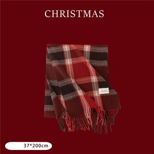 Warm Classic Christmas Festival Winter Shawl Scarves