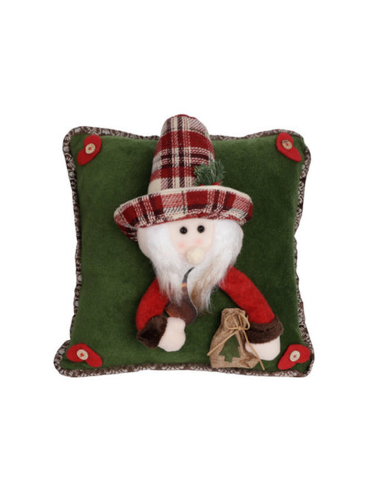 Xris - Christmas Character Fabric Pillow Covers - Festive Vibe