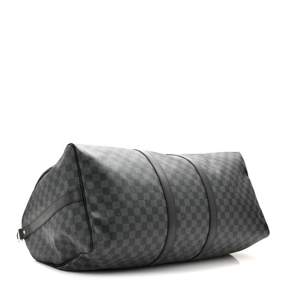 Damier Graphite Keepall Bandouliere 55