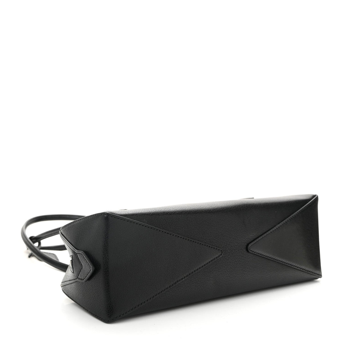 Goatskin Medium Le Teckel Bag Black