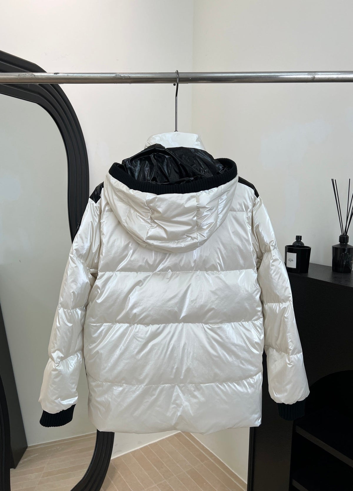 CHANEL SKI DOWN JACKET WHITE IN NYLON 841064