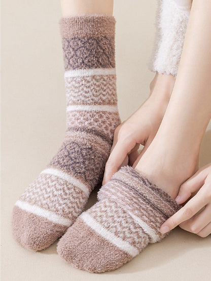 Rufia - Cozy Fleece Thick Mid-Calf Socks