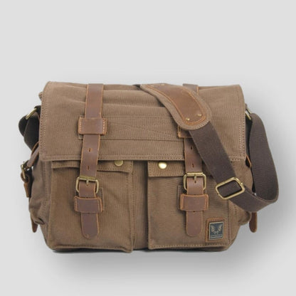 Sky Madrid Canvas Messenger Bag