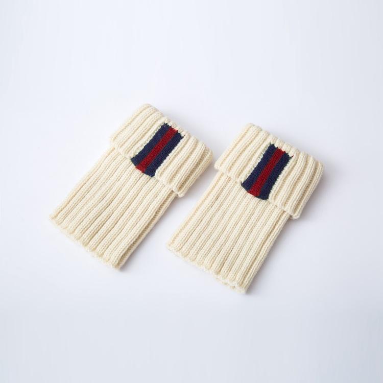 Boot Cuff Thick Short-Sleeved Thick Thick Bamboo Knit Wool Yarn Socks - 2