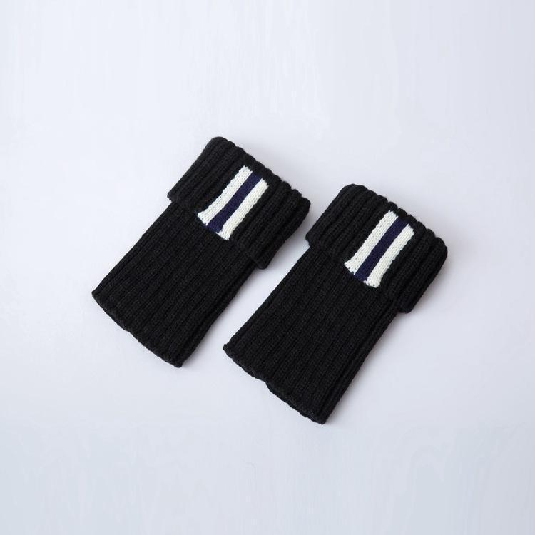 Boot Cuff Thick Short-Sleeved Thick Thick Bamboo Knit Wool Yarn Socks - 2