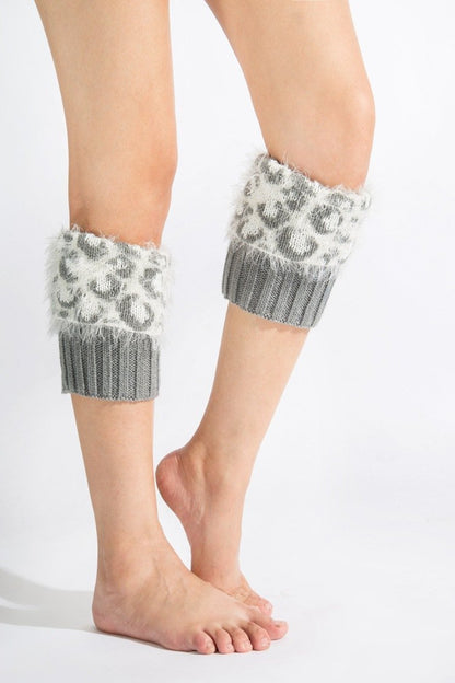 Boot Cuff Thick Short-Sleeved Thick Thick Bamboo Knit Wool Yarn Socks - 3