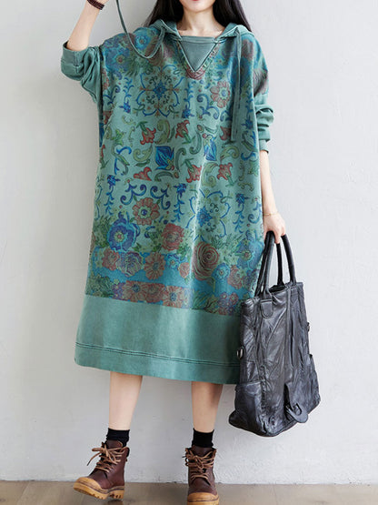 A Heart of Gold Hooded Dress
