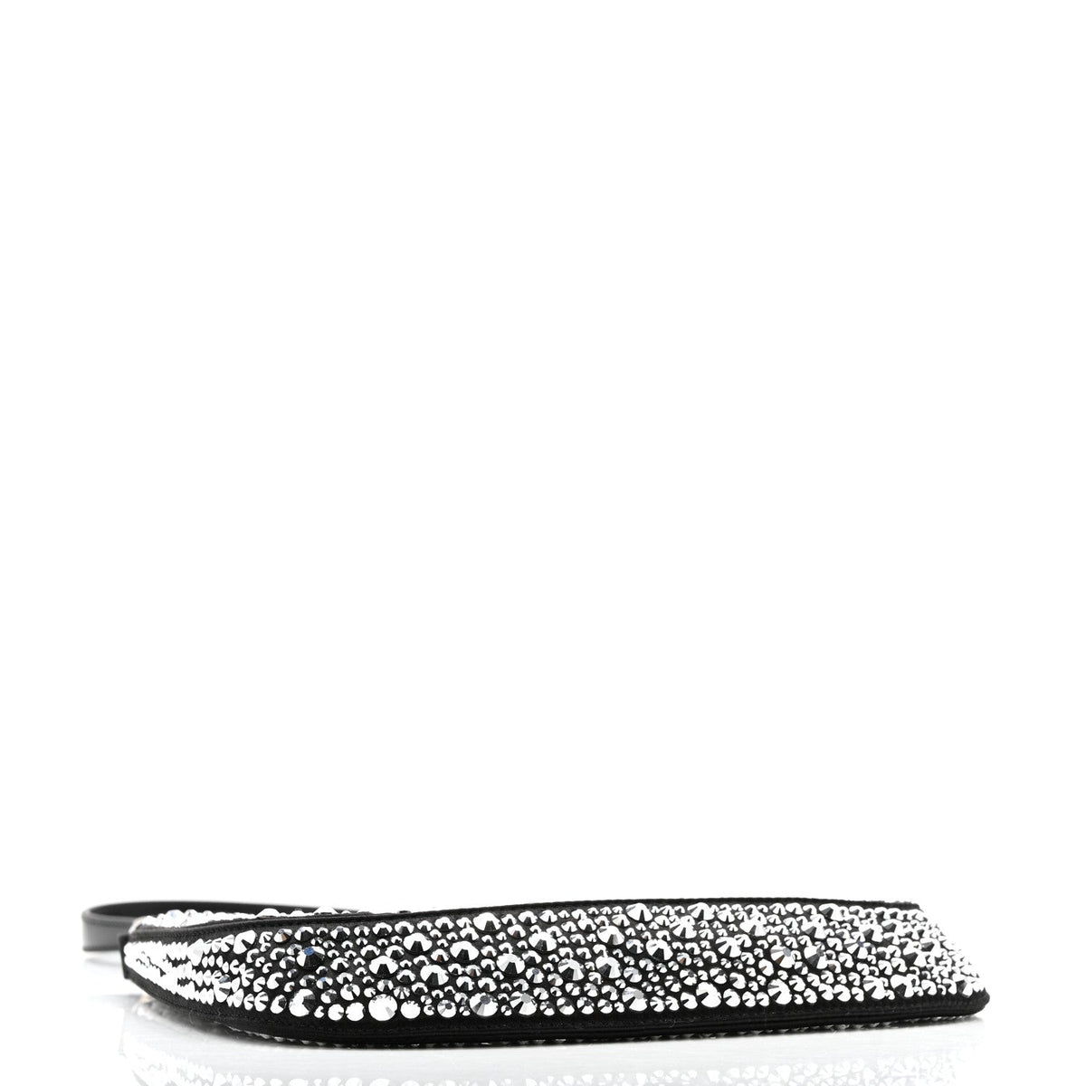 Satin Crystal Cleo Adjustable Strap Shoulder Bag Metal