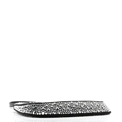 Satin Crystal Cleo Adjustable Strap Shoulder Bag Metal