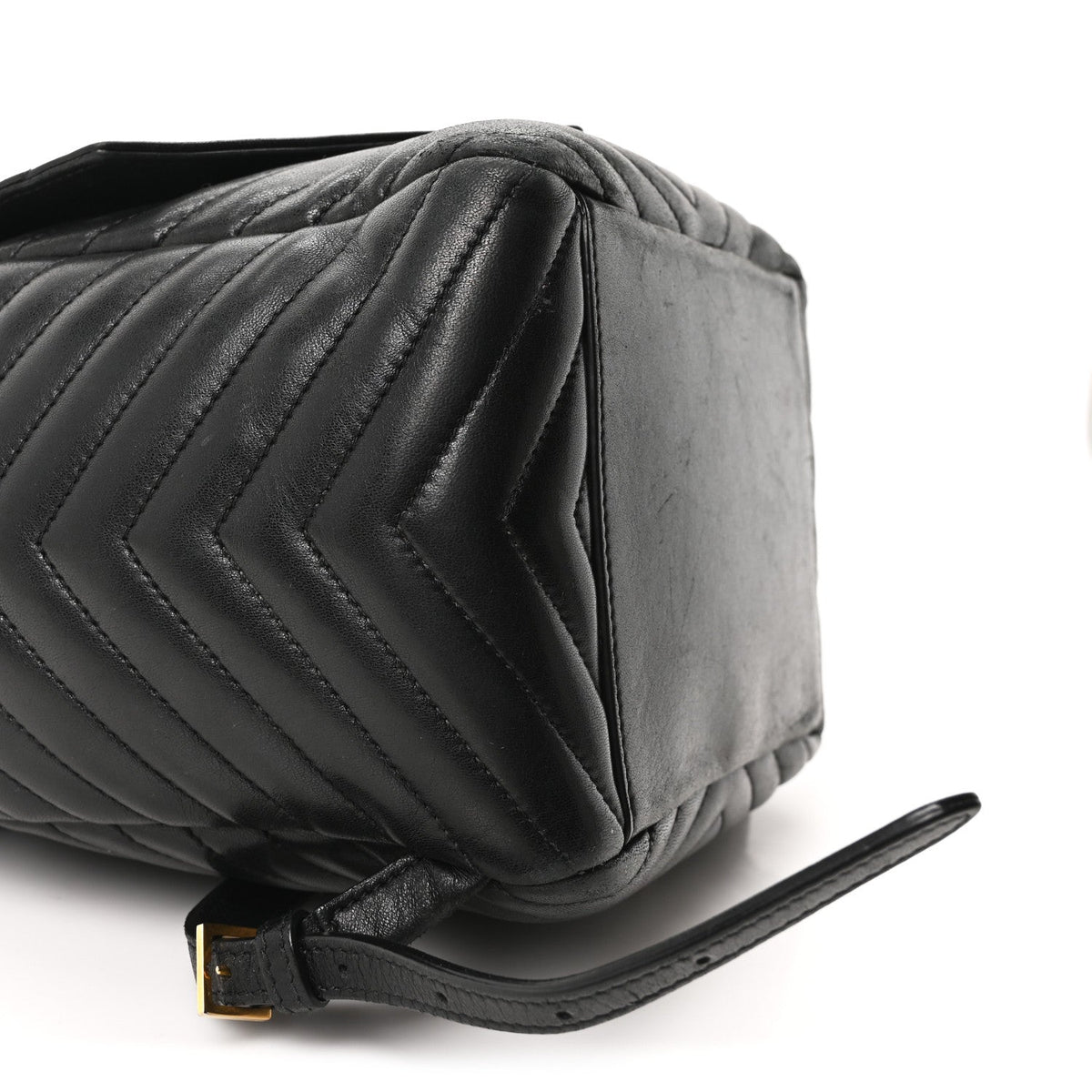 Lambskin Matelasse Monogram Joe Backpack Black