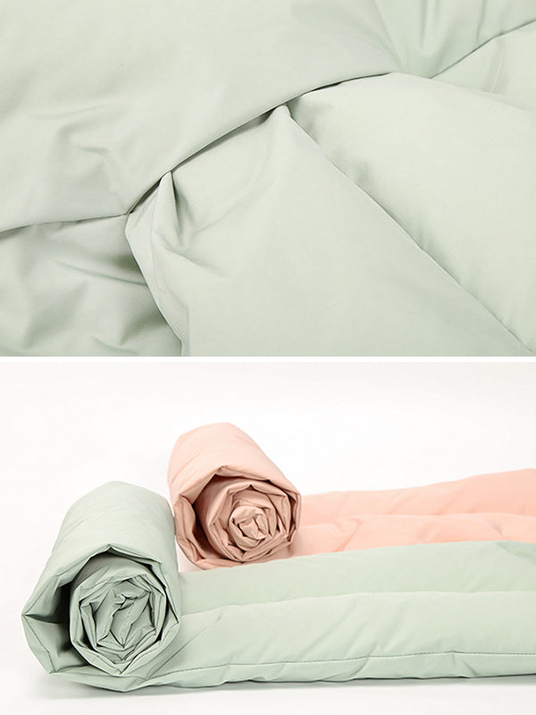 White Duck Down Keep Warm Solid Color Shawl&Scarf