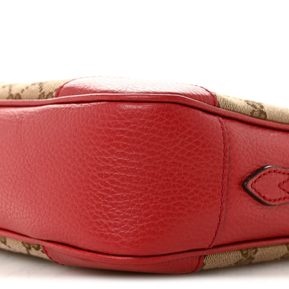 Monogram Mini Bree Messenger Bag Red